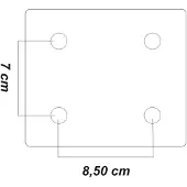 Softee Deluxe kantelbeugel 20 mm met 2 veren
