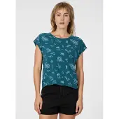 Ragwear Shirt grateen groen print dames - maat XL