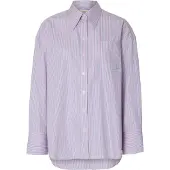 Selected Blouse 'SLFHOTEL AMOUR' sering / rosa / wit