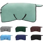 vidaXL Paardendeken Bijzondere Groen 95 cm Polyester Fleece