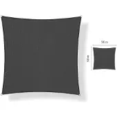 Shadow Comfort vierkant 5x5m Carbon Black