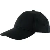 Elevate Unisex Trona 6 Panel Grs gerecycleerde pet zwart