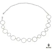 Boodz Kettingriem Ringen Zilver