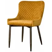 Tower Living Oledo Stoel - fabric Bluvel 68 yellow
