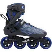 Roces R-Evo 84 Skeelers – 84mm – Softboot – Extra Comfort & Stabiliteit – Heel Lock & Easy Entry – ABEC-7 – Fitness Inline Skates – Heren / Dames – Zwart/Blauw – Maat 39