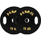 HMS Rubber coated gewichtsschijf TOG15 Olimpijski