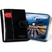 Peterson - Grote Portefeuille Heren - Zwart - RFID Blocking - Ergonomisch Design
