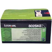 Lexmark 80C2SK0 nr. 802SK toner cartridge zwart (origineel)