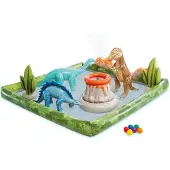 Intex Jurassic Adventure Speelcentrum - Groen, 201 x 201 x 36 cm