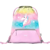Baagl Regenboog Unicorn Gymtas met Rits