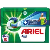 Ariel 4in1 Wasmiddel Pods Actieve Geurbestrijding 10 Stuks