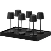 Lumisky Set van 6 tafellampen met voet. H22CM KELLY MINI