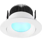 LIGHT IMPRESSIONS 565245 COB LED-inbouwlamp Energielabel: G (A - G) LED LED vast ingebouwd 16 W Grijs-wit (RAL 9002)