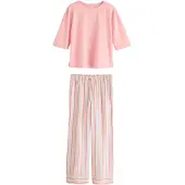 Next Pyjama opaal / lichtroze / wit