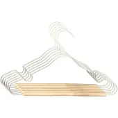 Puck Kledinghanger Metaal - Set van 6 - Clay