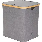 Homla - Wasmand - NELLIE - Grijs - 40.5x32x42 cm
