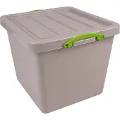 Really Useful Boxes Really Useful Box Recycled opbergdoos 60 l, nestbaar, grijs