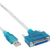 InLine USB naar 25-pin parallelle adapterkabel, 1,8m