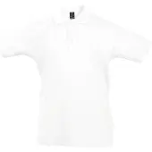 Sols Kinder Unisex Zomer II Pique Polo Shirt (Wit)
