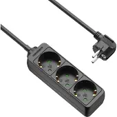 Allteq Stekkerdoos 3 - 10 stopcontacten - 1 tot 15 meter kabel