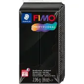 Staedtler 8042-9 Modelleerpasta Fimo Professional, 226g, zwart
