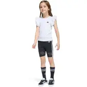 Adidas Set 'LACE CYCLING SHORT TEE' zwart / wit