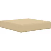 vidaXL Buitenbankkussen Polyester Beige 60 x 40 x 10 cm