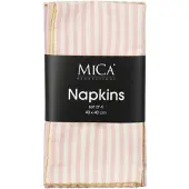 Mica Decorations servet (set van 4) (40x40 cm)