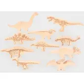 TickiT houten dinosaurusblokken, 0,8 kg/pak, Hout, Hout