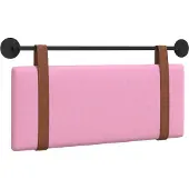 vidaXL Hangend hoofdbord Roze Antiek PU