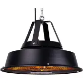 Fornorth elektrische plafondverwarmer, Comfort, 1500W, zwart