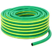 vidaXL Tuinslang 5-laags Groen en Geel 1 / 2'' 30 m PVC