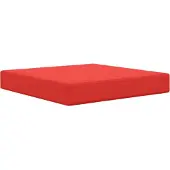 vidaXL Buitenbankkussen Polyester Rood 60 x 60 x 8 cm