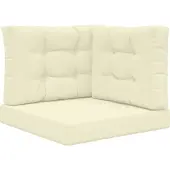 vidaXL Buitenbankkussen Polyester Crème 60 x 60 x 8 cm