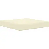 vidaXL Buitenbankkussen Polyester Crème 60 x 60 x 8 cm