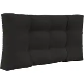 vidaXL Buitenbankkussen Polyester Zwart 80 x 80 x 8 cm