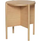 Hubsch – Heritage Bijzettafel – Ø45 cm – Eiken