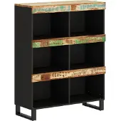 vidaXL Bijzetkast 85x33x107 cm massief gerecycled hout