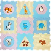B Beez - Foam Floor Puzzle Mat, 18 Pieces (53005)