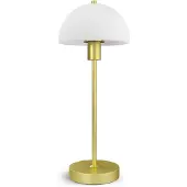 Herstal Vienda tafellamp messing-wit