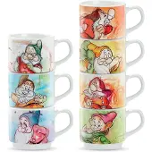 Egan Disney Espresso-kopjes Zeven Dwergen 7 stuks (incl. rekje)