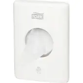 Tork 566000 Dispenser damesverbandzakjes wit 36x140x100mm per stuk Sanitary Towel Bag Dispenser (566000)