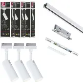 Paulmann URail Railspot Tubo Startersset 3x150lm 3x4W 3000K dimbaar 230V Signaalwit