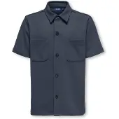 Only & Sons Junior Overhemd 'OSJNew Kodyl' nachtblauw