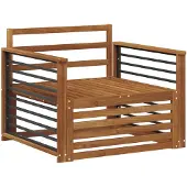 vidaXL 2 st Buitensofa Naturel