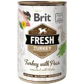Brit Fresh Turkey with Peas Turkije Volwassene 400 g