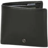 Valentino Leren portemonnee Courage Wallet Nero zwart