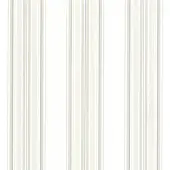 Dutch Wallcoverings vliesbehang Marine streep - wit/grijs