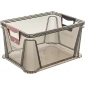 Keeeper Opbergbox 'luis', 20 liter, transparant-grijs
