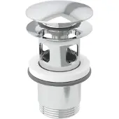 Geberit - Afsluitbare afvoer, ClickClack, glanzend chroom 152.076.21.1